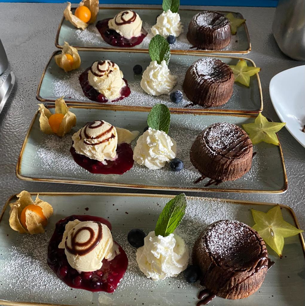 Dessertteller des Restaurant Ratsch'n